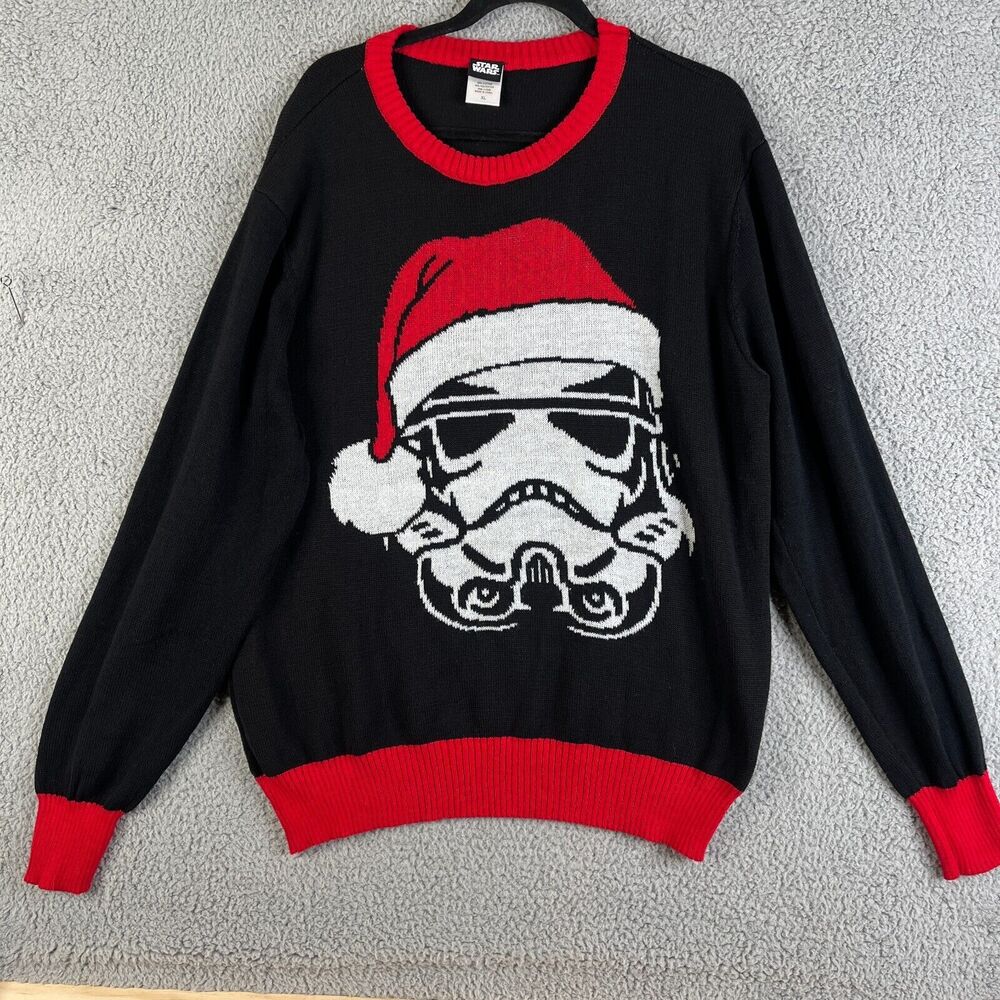 STAR WARS Darth Vader Ugly Sweater Mens XL Holiday Christmas Party James Earl